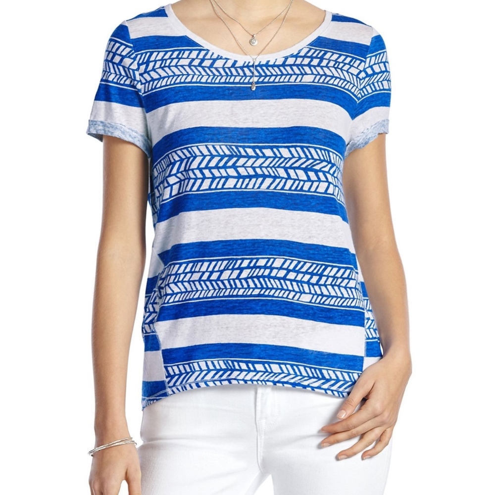 Lucky Brand Vine Striped Top